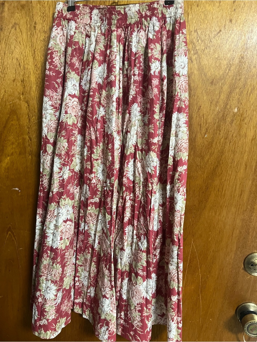 Laura Ashley floral skirt cottagecore